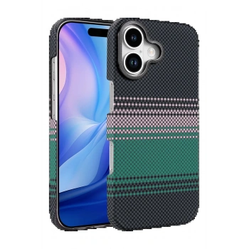 Apple iPhone 17 Vega Magsafe Kapak - Yeşil