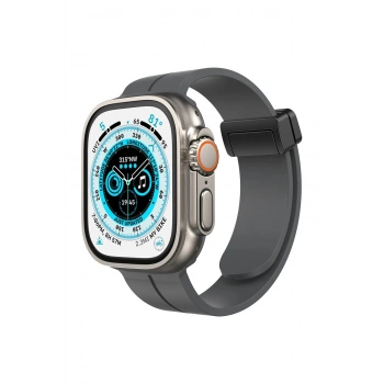Apple Watch 38mm KR412 Elegance Stylısh Kordon - Füme