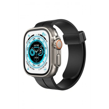 Apple Watch 38mm KR412 Elegance Stylısh Kordon - Siyah