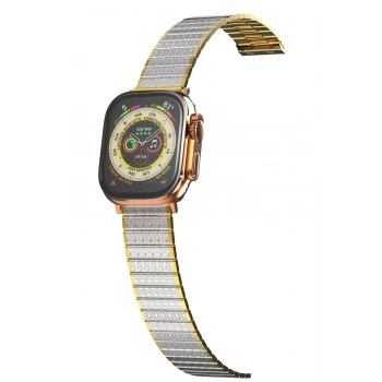Apple Watch 38mm Made Metal Kordon - Gümüş-Gold