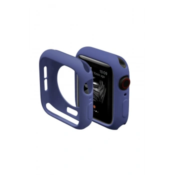 Apple Watch 38mm Silikon Alt Kasa - Mavi