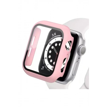 Apple Watch 40mm Camlı Kasa Ekran Koruyucu - Rose Gold