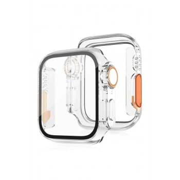 Apple Watch 40mm Watch 49mm Kasa Dönüştürücü ve Ekran Koruyucu - Şeffaf