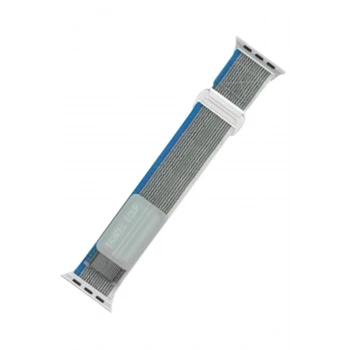 Apple Watch 42mm Alice Kumaş Kordon - Mavi-Gri