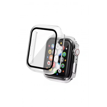 Apple Watch 42mm Camlı Kasa Ekran Koruyucu - Şeffaf