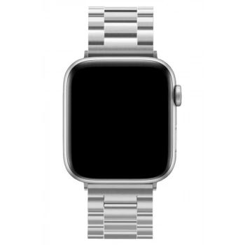 Apple Watch 42mm Metal Baklalı Kordon - Gümüş