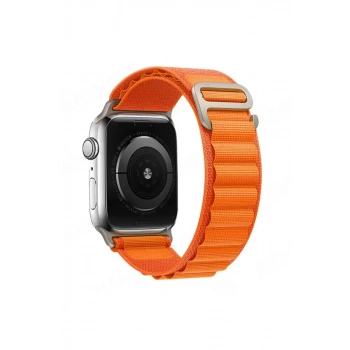 Apple Watch 42mm Mountain Kordon - Turuncu