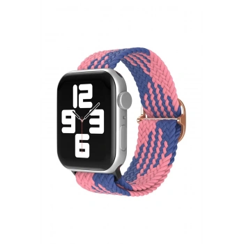 Apple Watch 42mm Star Kordon - Pembe-Mavi