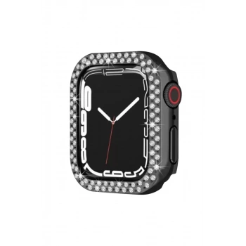 Apple Watch 42mm Taşlı Kasa - Siyah