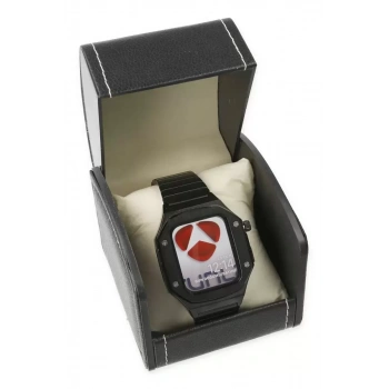 Apple Watch 45mm KR409 Metal Kordon - Siyah