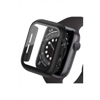 Apple Watch Ultra 49mm Camlı Kasa Ekran Koruyucu - Siyah