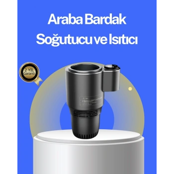 Araç İçi Isıtıcı Soğutucu Bardaklık 60°c Isıtma -4°c Soğutma