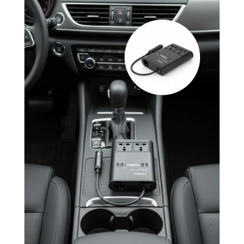 Araç İçin 12v 24v Güç Dönüştürücü 220v Priz Ve Usb Portlu