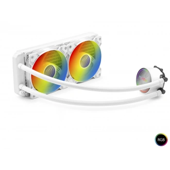 Argb Sıvı Soğutmalı İşlemci Fanı 240 Mm - Beyaz ND2504