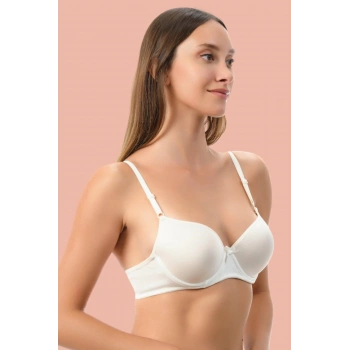 MARSiLYAN- Beyaz Dolgusuz Mikro Tek Sütyen