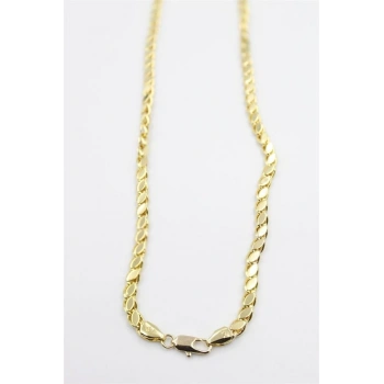 Arpa Zincir Kolye - 45cm - Altın