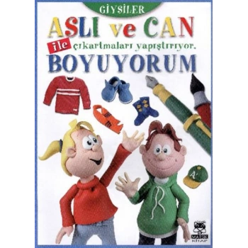 Aslı Ve Can Giysiler Çıkartma Boyama