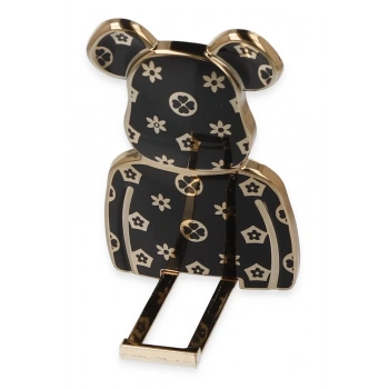 Astro Stand Ayıcık Desenli - Siyah