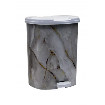 Asude 2 No Desenli Pedallı Çöp Kovası -ASD187