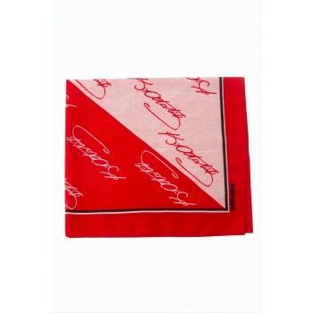 Atatürk İmzalı Desenli Bandana 50*50