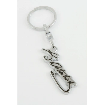 Atatürk İmzalı Metal Anahtarlık