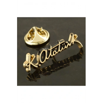 Atatürk İmzalı Yaka Rozet