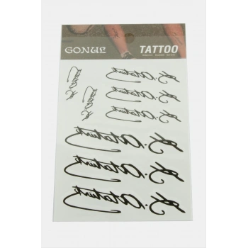 Atatürk Tattoo Dövme Sticker