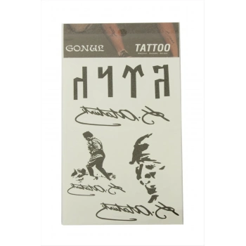 Atatürk Temalı Tattoo Dövme Sticker
