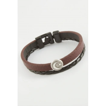 Ay Yıldız Kaliteli Suni Deri Bileklik