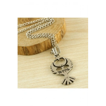 Ay Yıldız Kartal Erkek Kolye