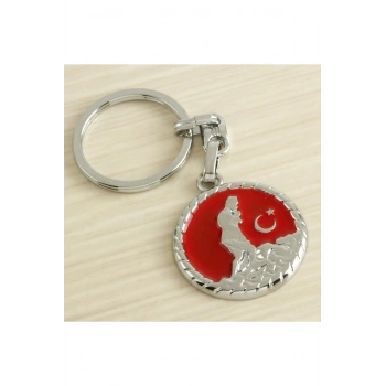 Ay Yıldız Kemal Atatürk Metal Anahtarlık
