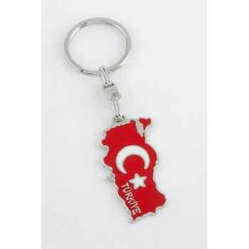 Ay Yıldız Metal Anahtarlık