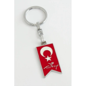 Ay Yıldız Metal Anahtarlık