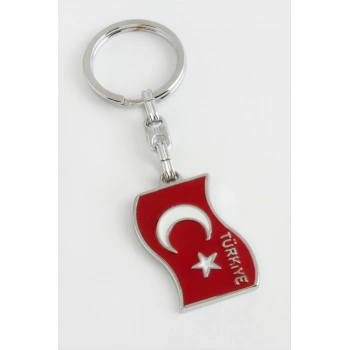 Ay Yıldız Metal Anahtarlık