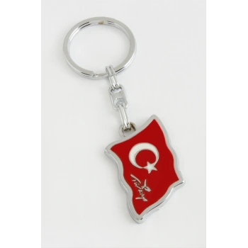 Ay Yıldız Metal Anahtarlık