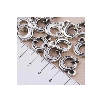 Ay Yıldız Püskül Malzemesi 10lu (Minik)