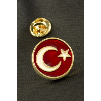 Ay Yıldız Yaka Rozet