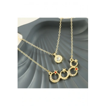 Ay Yıldız Yeni Sezon İkili Kolye