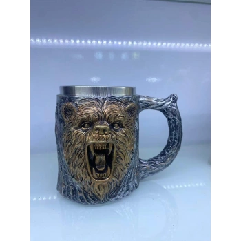 Ayı Çelik Kupa Bardak Kod 230027