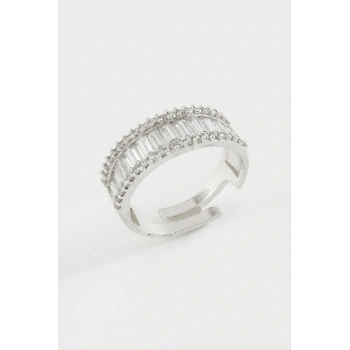 Baget Zirkon Taşlı Yüzük