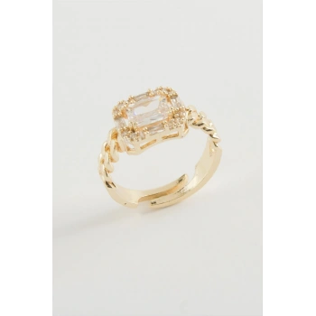 Baget Zirkon Taşlı Yüzük