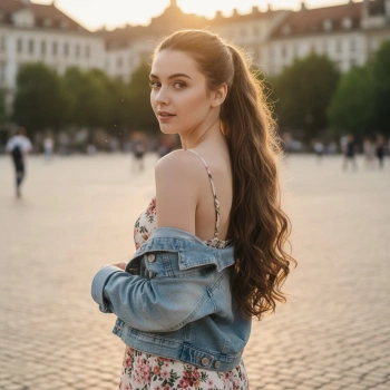 Bağlamalı Dalgalı At Kuyruğu - Kumral