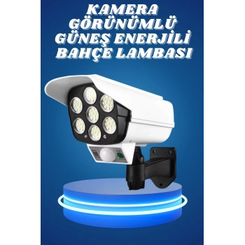 Bahçe Aydınlatması Hareket Sensörlü Led Aydınlatma Kamera Görünümlü