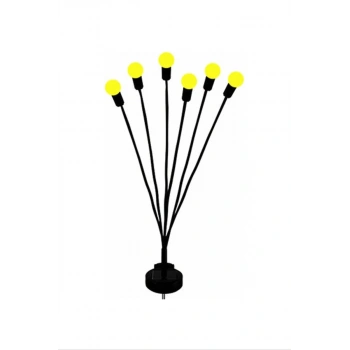 Bahçe Çiti 6lı Renkli Güneş Enerjili LED Lamba ROYALEKS-1085