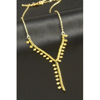 Baklava Şekilli Y Kolye