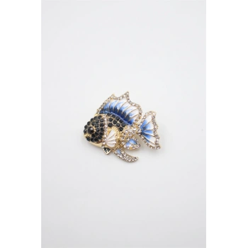 Balık Broş - Mavi