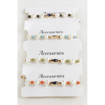 Balık İnci Boncuk Makrome İp Bileklik