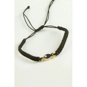 Balık Makrome İp Bileklik