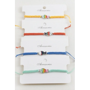 Balık Makrome Örgülü Bileklik