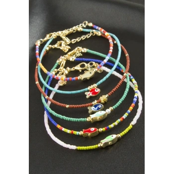 Balık Mineli Miyoki Boncuk Bileklik